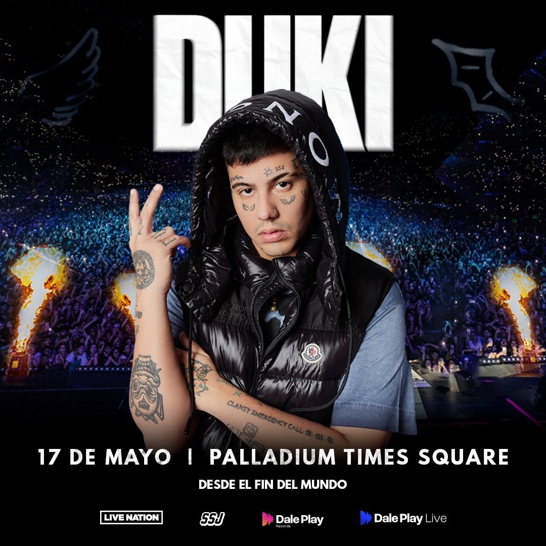 Duki at Live Sur Stadium