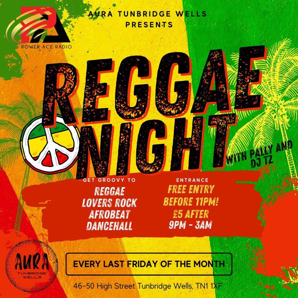 Reggae Night and Urban Takeover at Aura