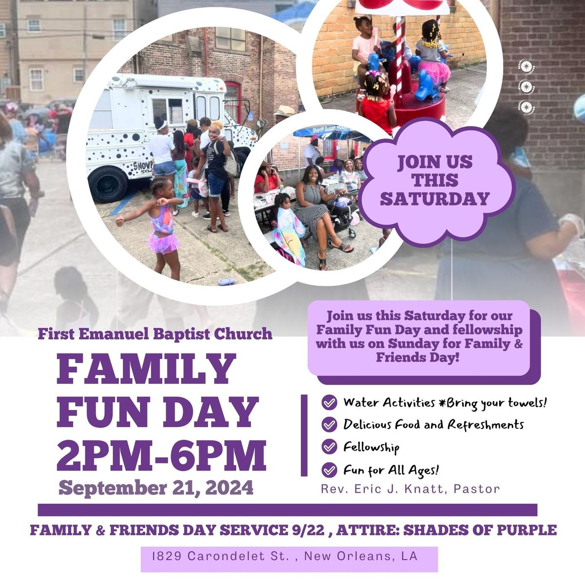 FEBC 2nd Annual Family & Friends Weekend