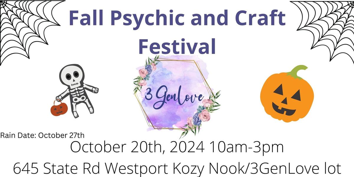 \u2728\ud83e\uddff Fall Psychic and Craft Festival \ud83e\uddff\u2728