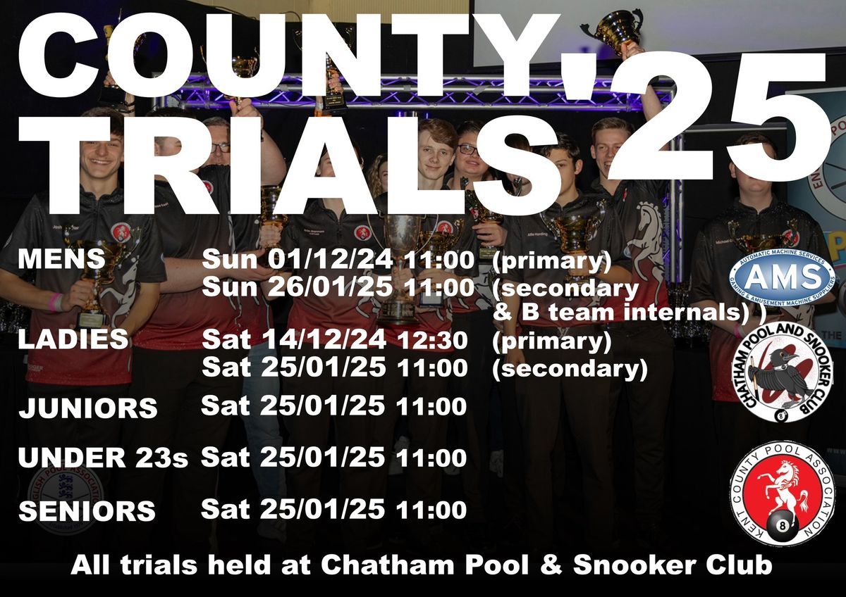 Mens' County Team Trials (secondary)