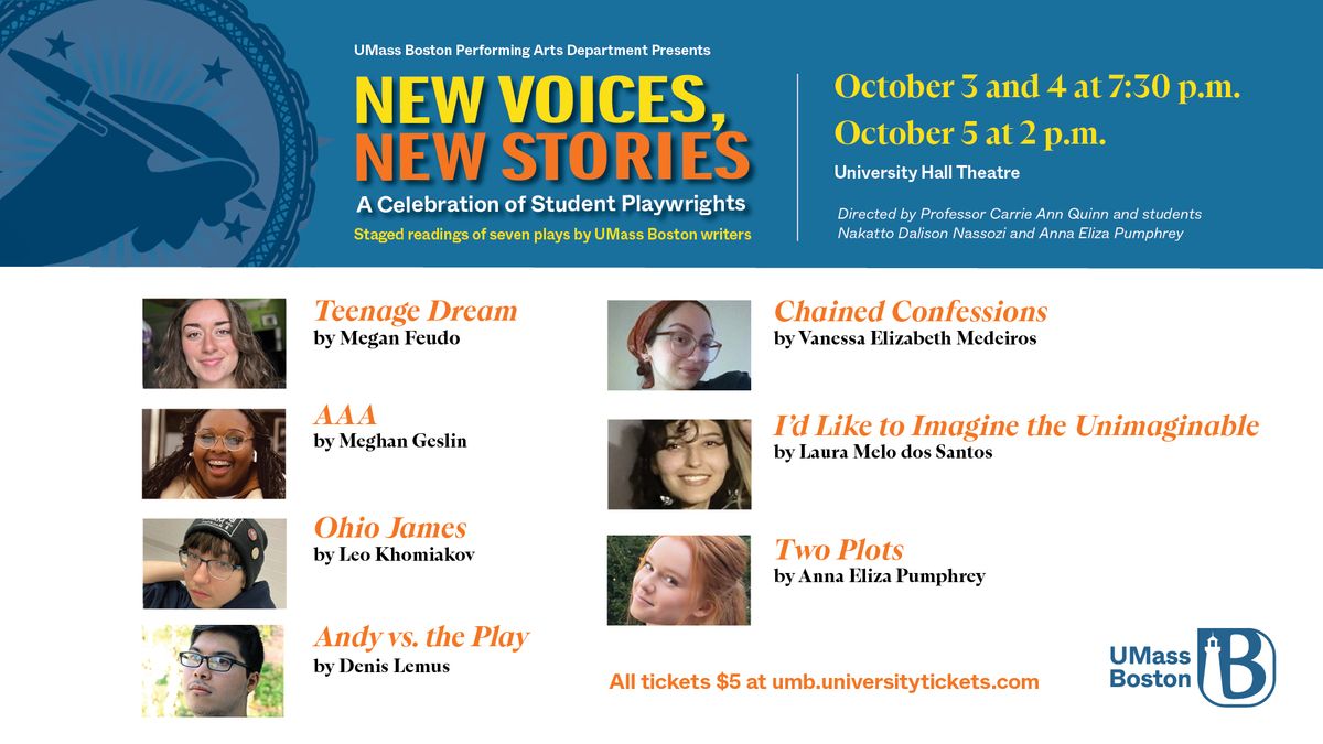 New Voices New Stories: A Celebration of Student Playwrights