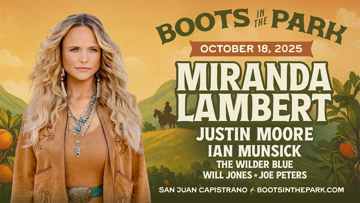 Boots In The Park: Miranda Lambert Justin Moore & Ian Munsick