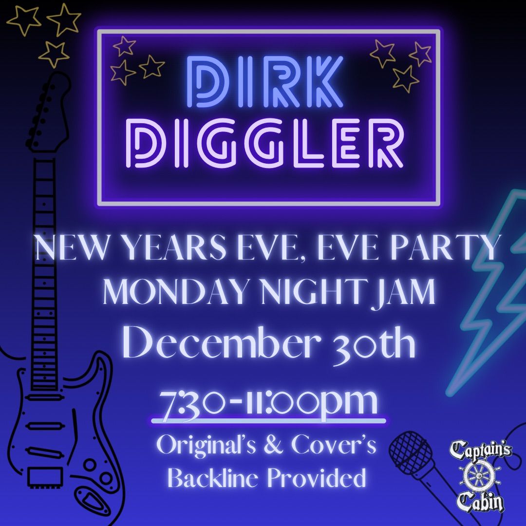 Dirk Diggler\u2019s Tailgater Pre New Years Eve Party Jam! - December 30th