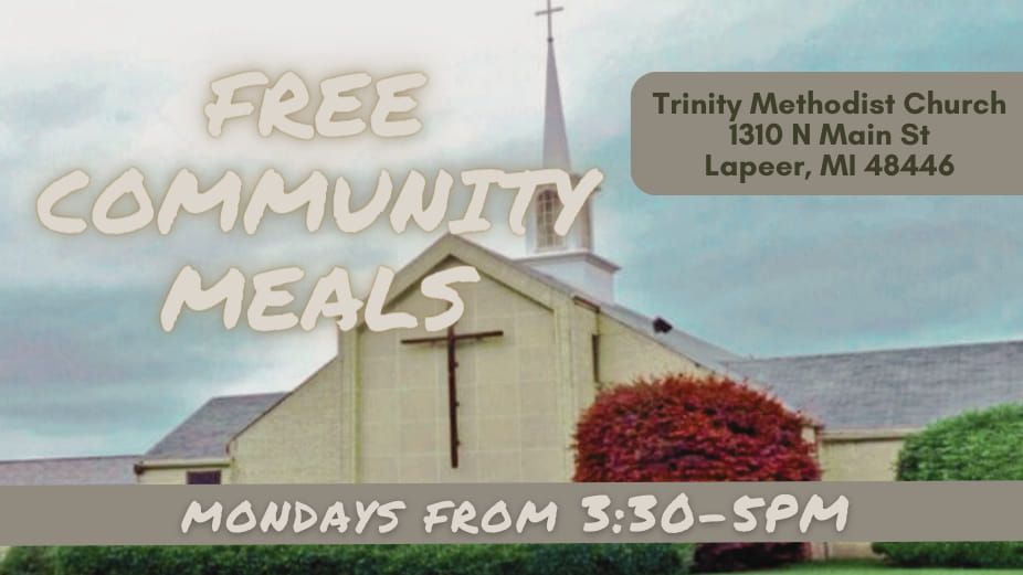 Lapeer - SOUP KITCHEN\/FREE HOT MEALS at Trinity Methodist Church