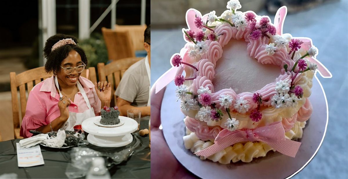 Scents & Sweets ATX: Mini Cake Decorating + Bath Bomb Class in Cedar Park