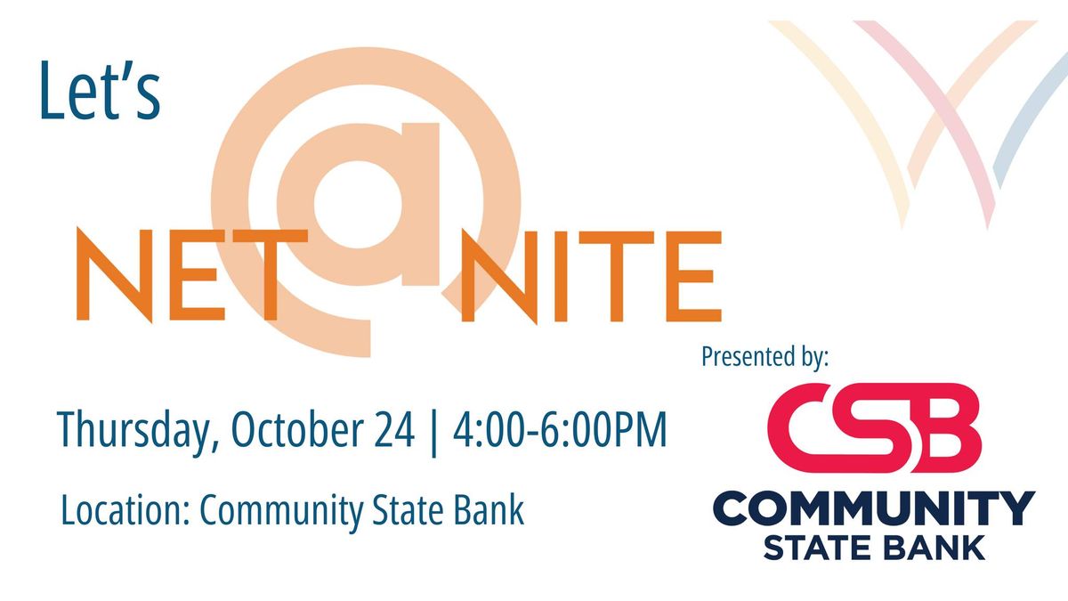 Net @ Nite with Community State Bank