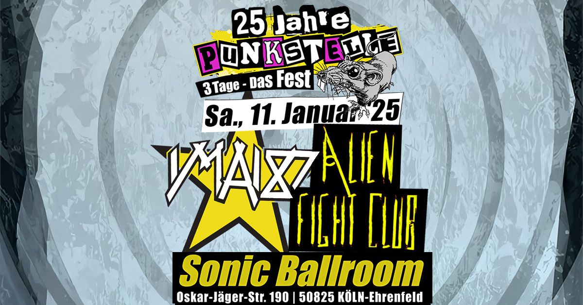 1.Mai \u00b487 [D] \/ Alien Fight Club [D] (25 Jahre Punkstelle Tag 2 von 3)