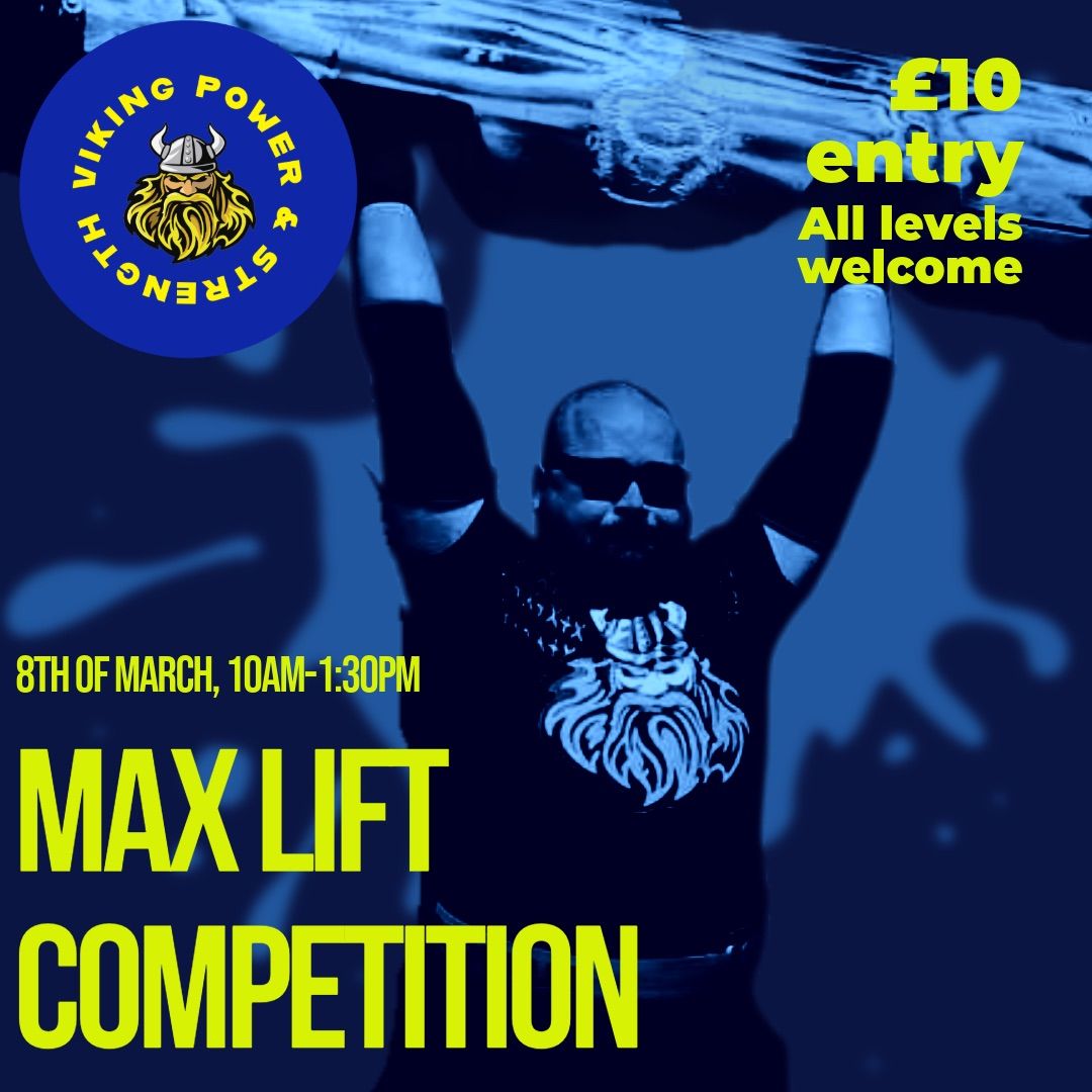 MAX DEADLIFT & OVERHEAD COMPETITION