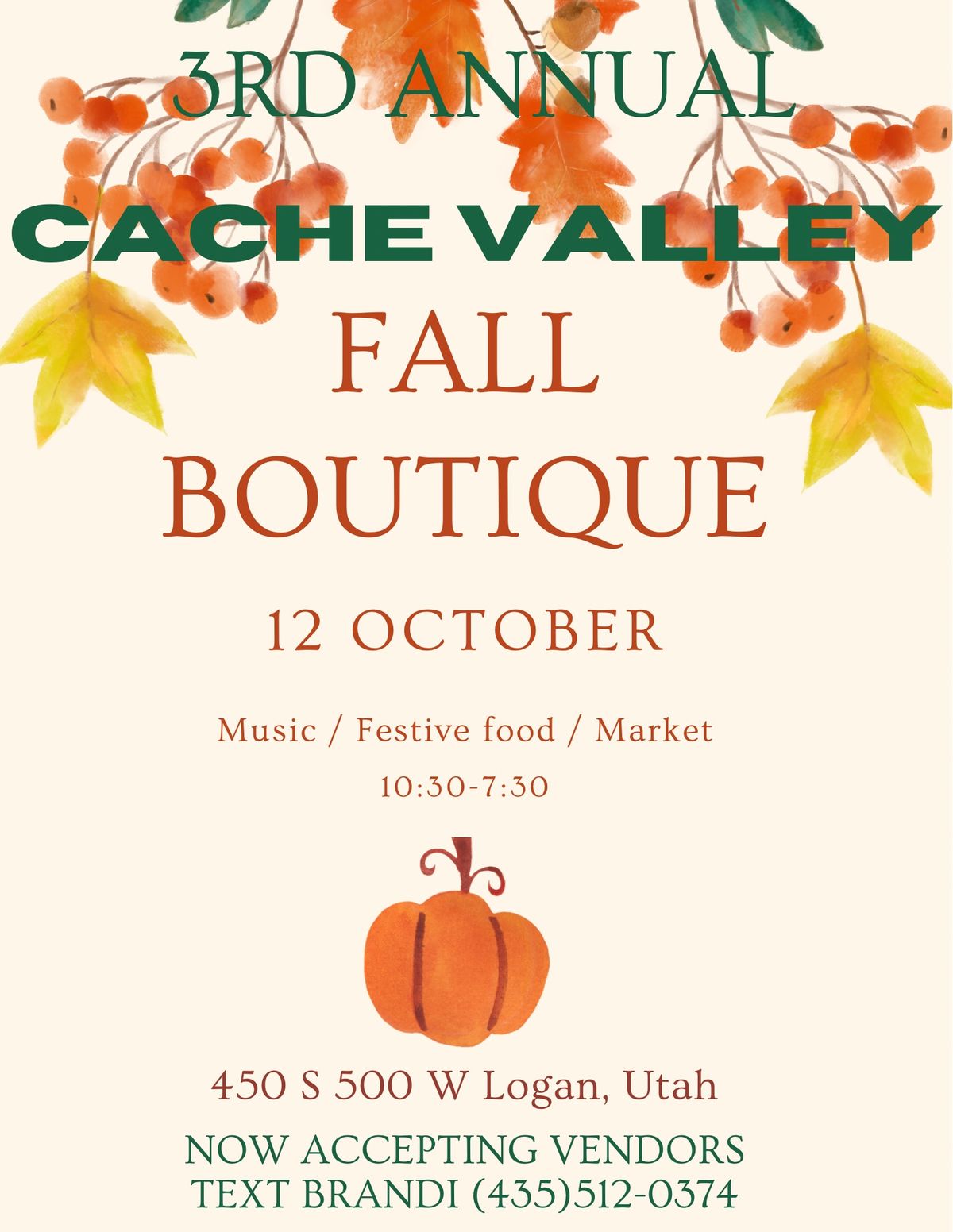 Fall Boutique 