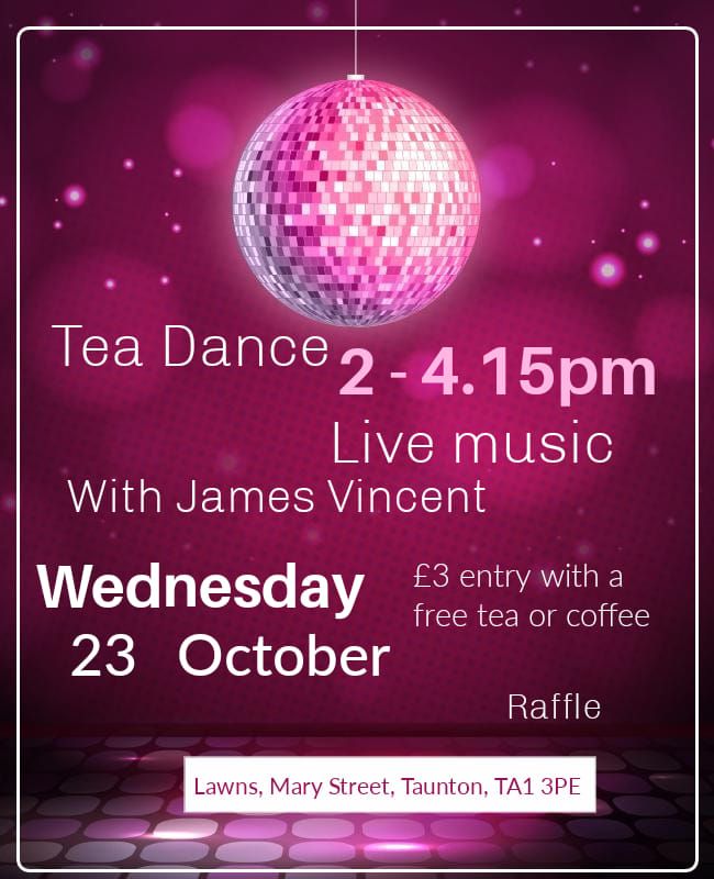 Tea Dance with James Vincent 