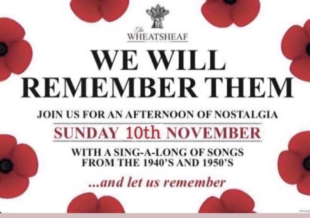 REMEMBRANCE SUNDAY  