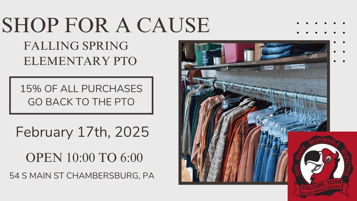 Shop for a Cause : Falling Spring Elementary PTO