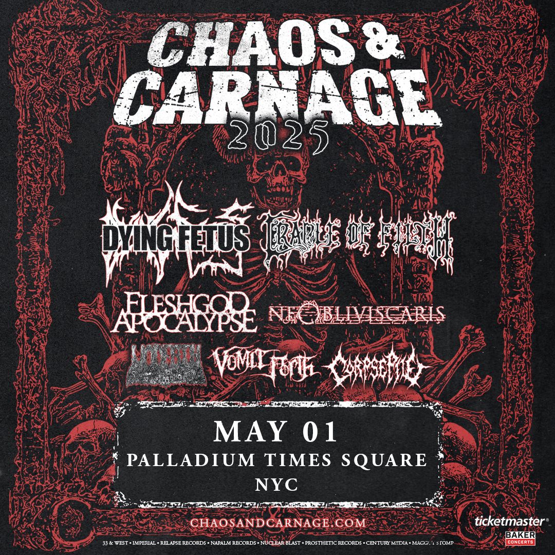 Dying Fetus and Cradle of Filth at Palladium Times Square