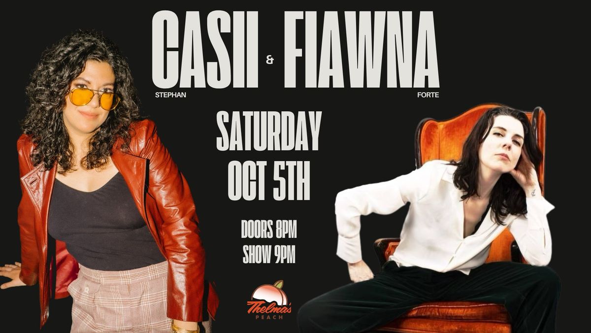 Casii Stephan + Fiawna Forte' at Thelma's Peach