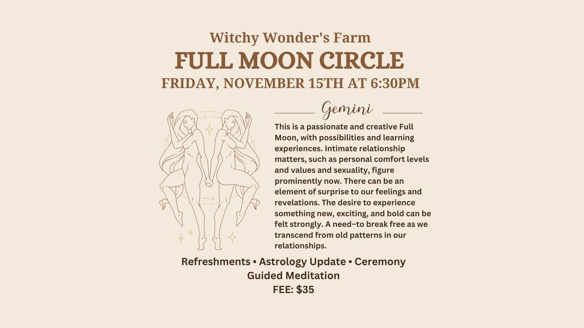 Full Moon Circle 