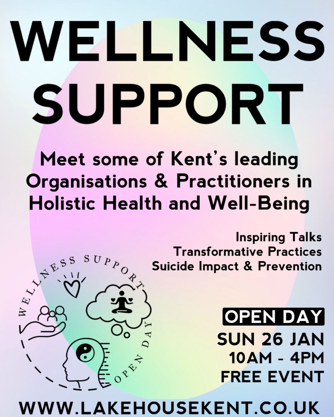 FREE Wellness Support Day at the Lake House, Ashford