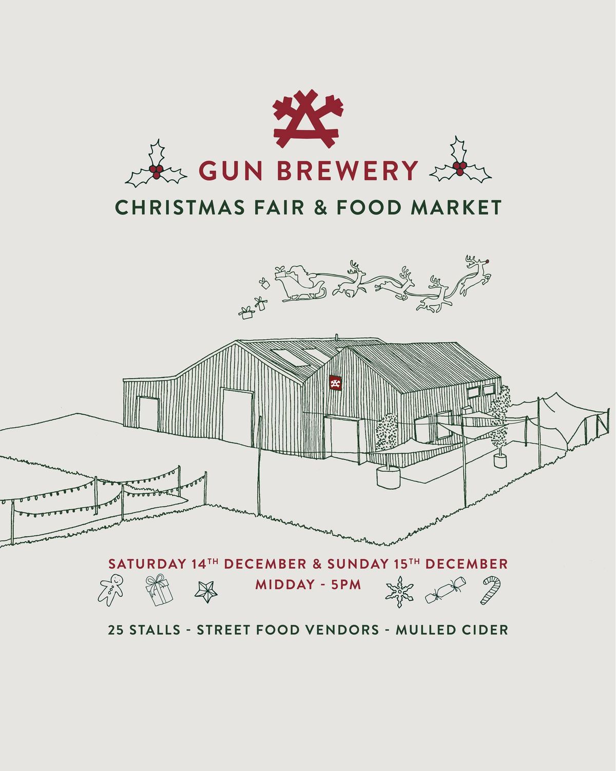 GUN BREWERY CHRISTMAS MARKET WEEKEND