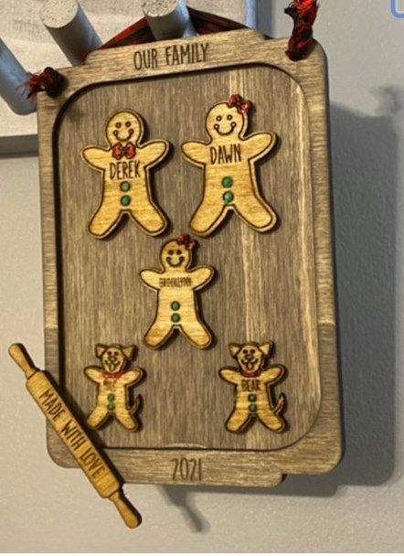 Gingerbread Family Ornament Class