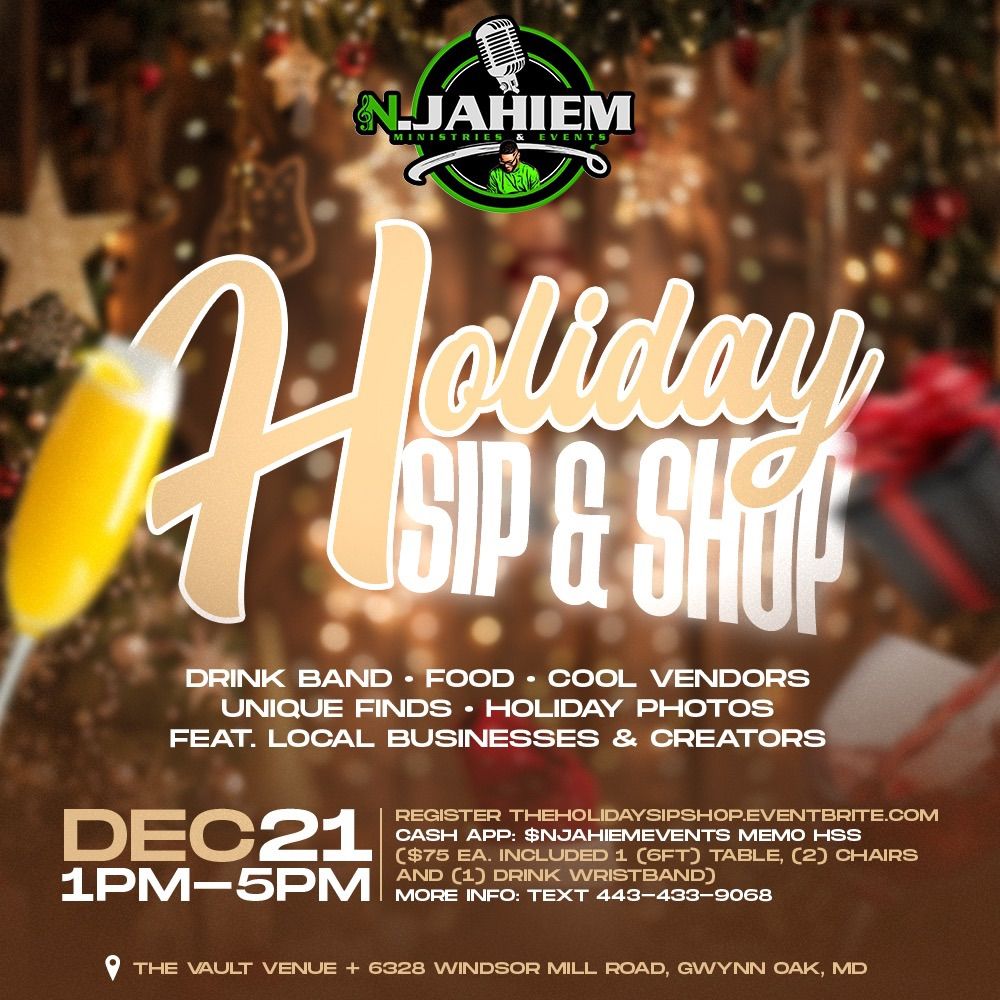 Holiday Sip & Shop