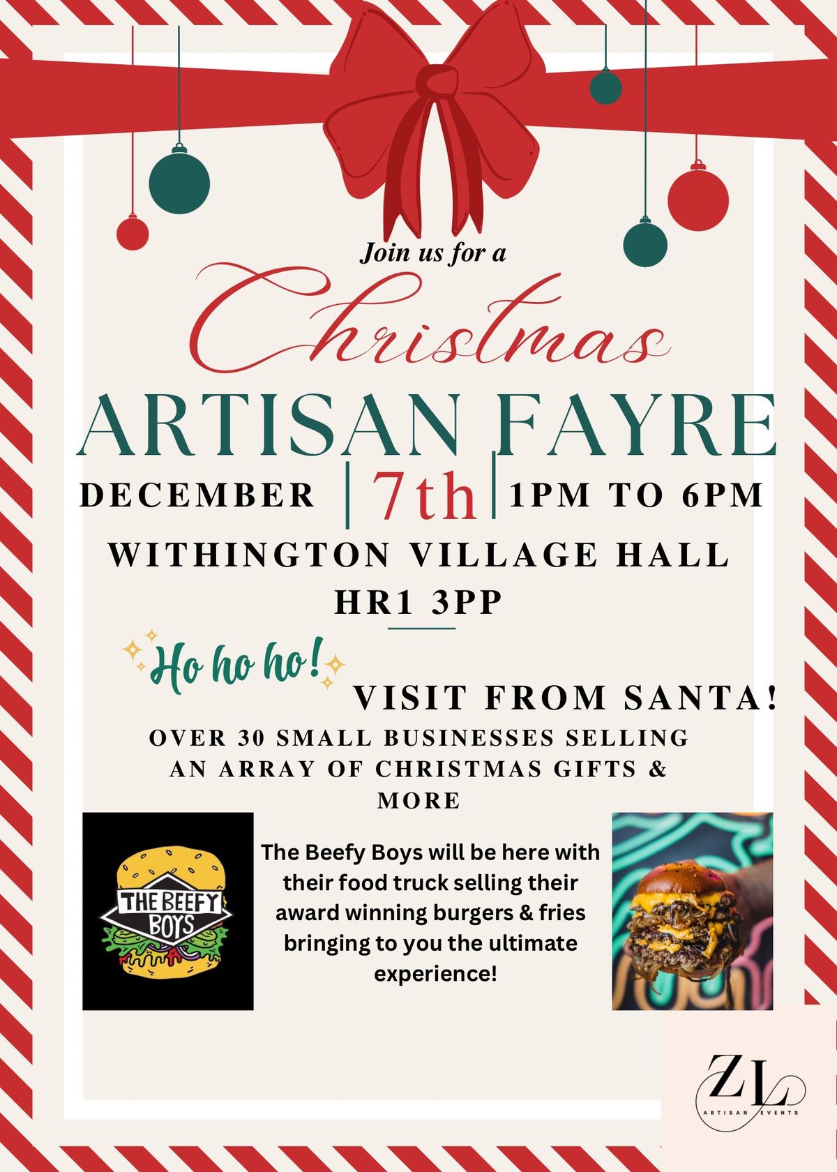 Christmas Craft Fair The Beefy Boys will be here 