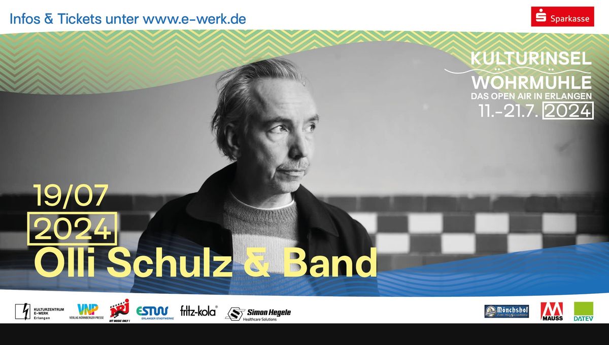 Olli Schulz & Band \u2022 Erlangen \u2022 Kulturinsel W\u00f6hrm\u00fchle Open Air