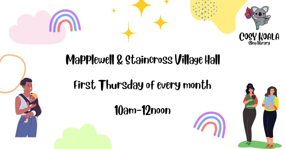 **MAPPLEWELL & STAINCROSS VILLAGE HALL** - Cosy Koala Drop-In Hire Session