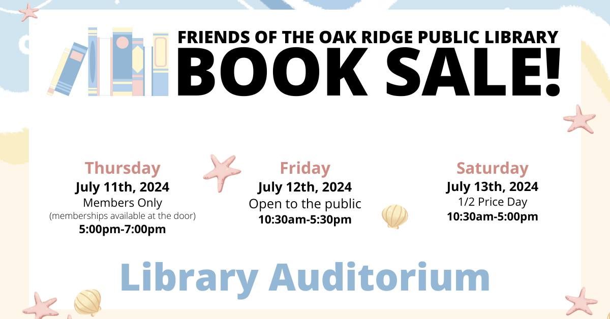 Friends of the Library Summer Book Sale