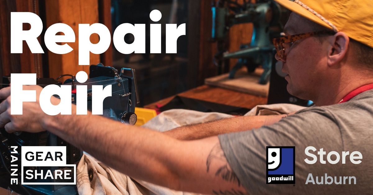 Free Clothing Repair Fair at Goodwill Auburn Store