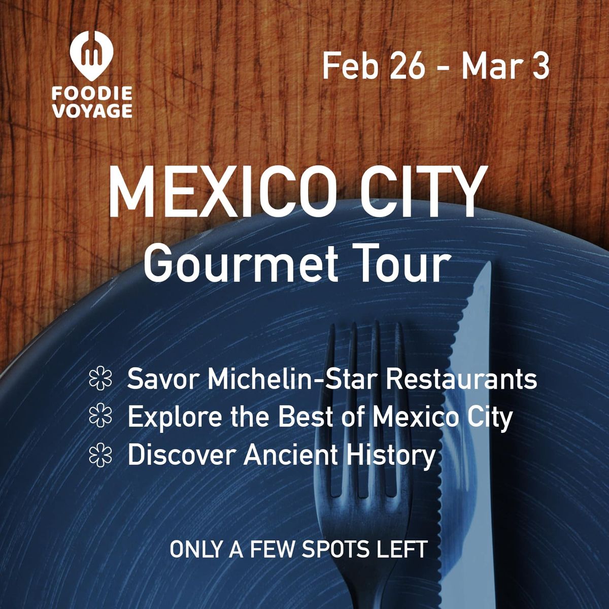 FOODIE VOYAGE - Mexico City Gourmet Tour