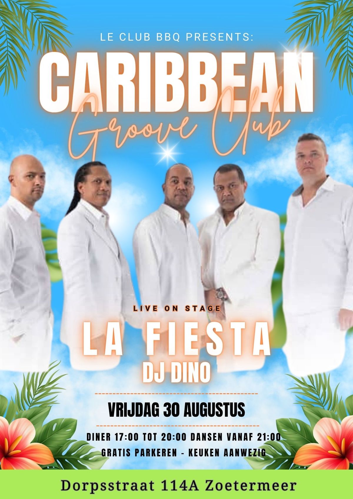Caribbean Groove Club met La Fiesta