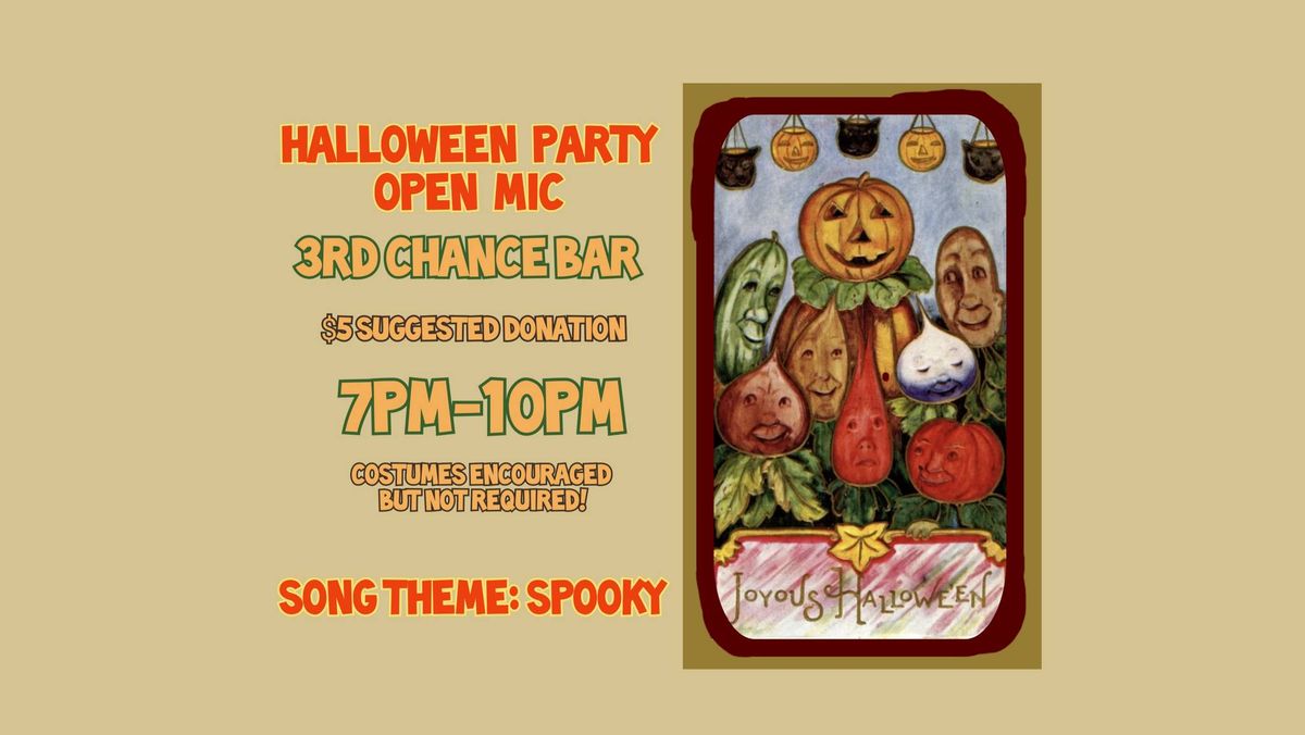 Halloween Party: Open Mic