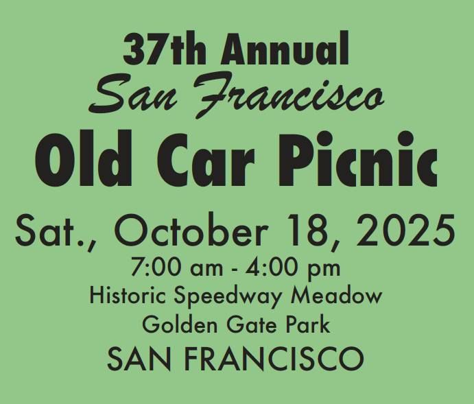 37th Annual San Francisco Old Car Picnic