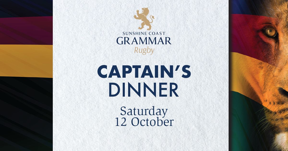 Grammar Rugby Captain's Dinner