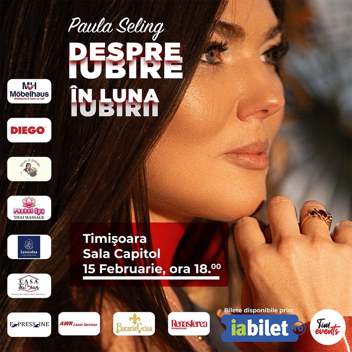 Concertul Paula Seling - Despre iubire \u00een luna iubirii