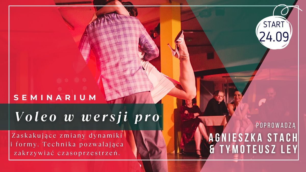 "Voleo w wersji pro" - seminarium z Agnieszk\u0105 Stach i Tymoteuszem Leyem