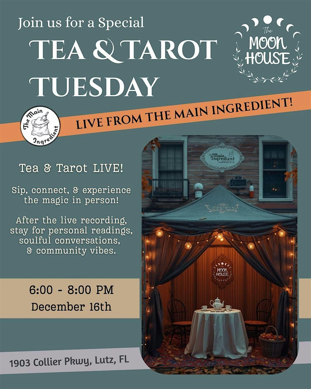Tea and Tarot Tuesday - LIVE