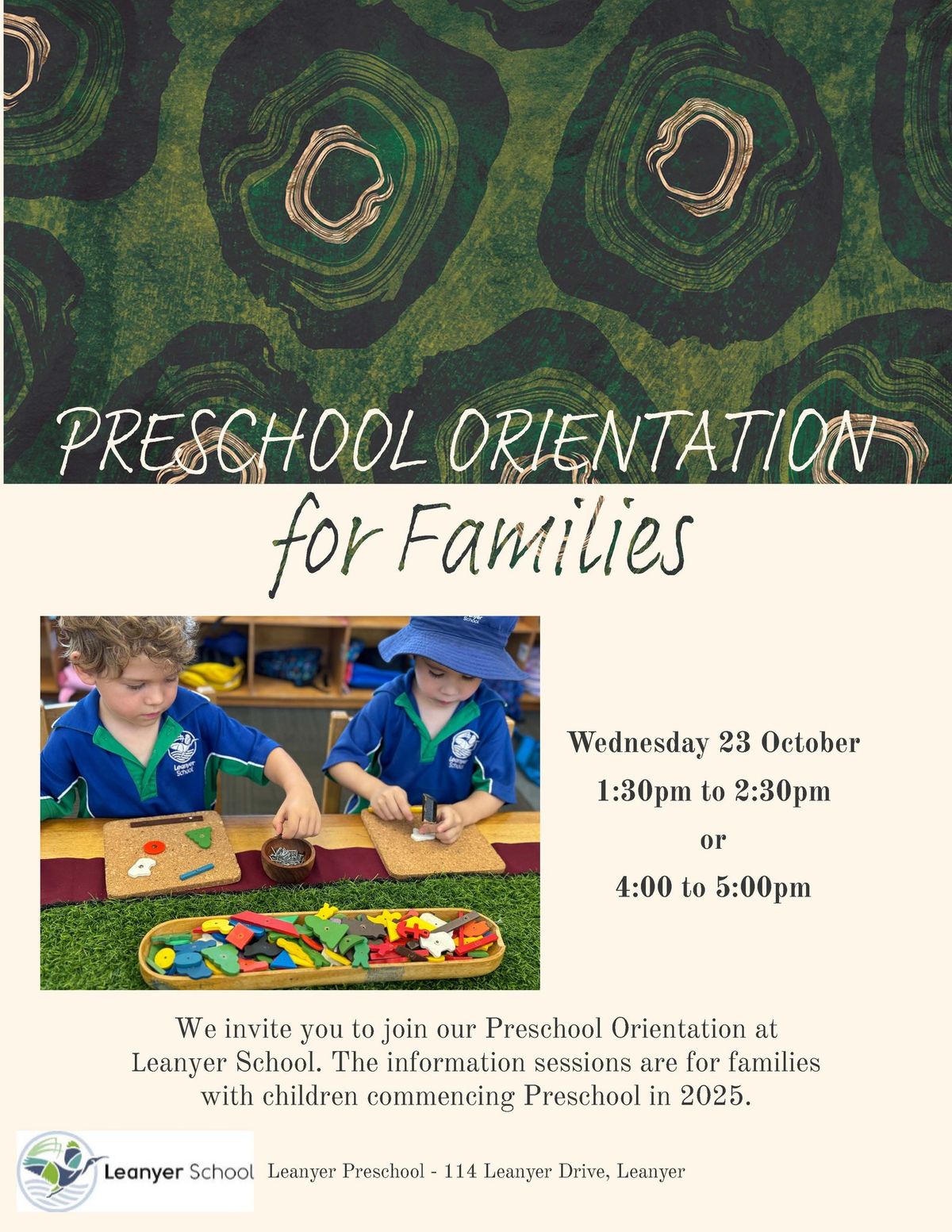 Preschool Orientation