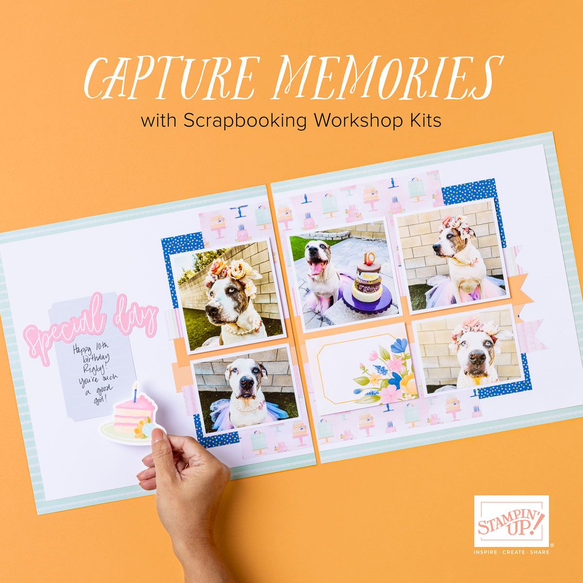 Capture Those Memories!! Scrapbooking & Cardmaking Day Crop