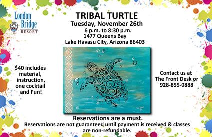 Canvas & Cocktails-Tribal Turtle