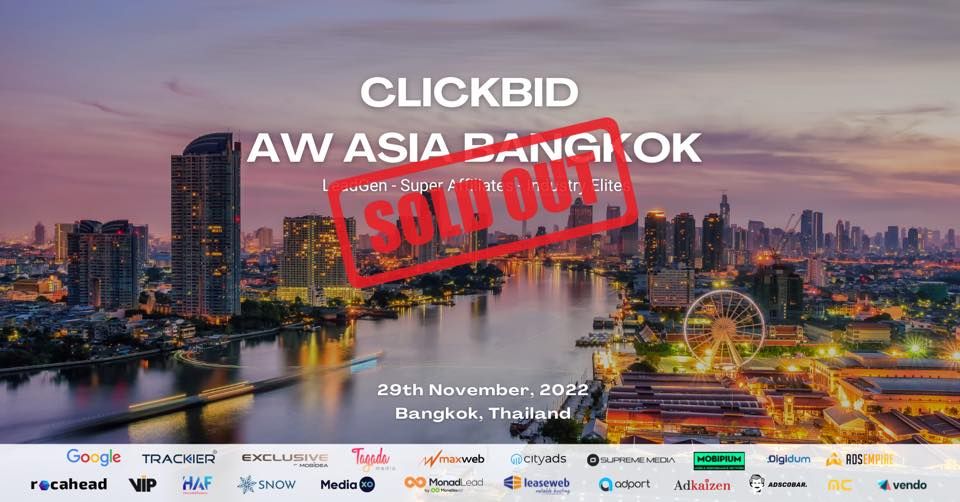 ClickBid MeetUp - Affiliate World Asia Bangkok 2022