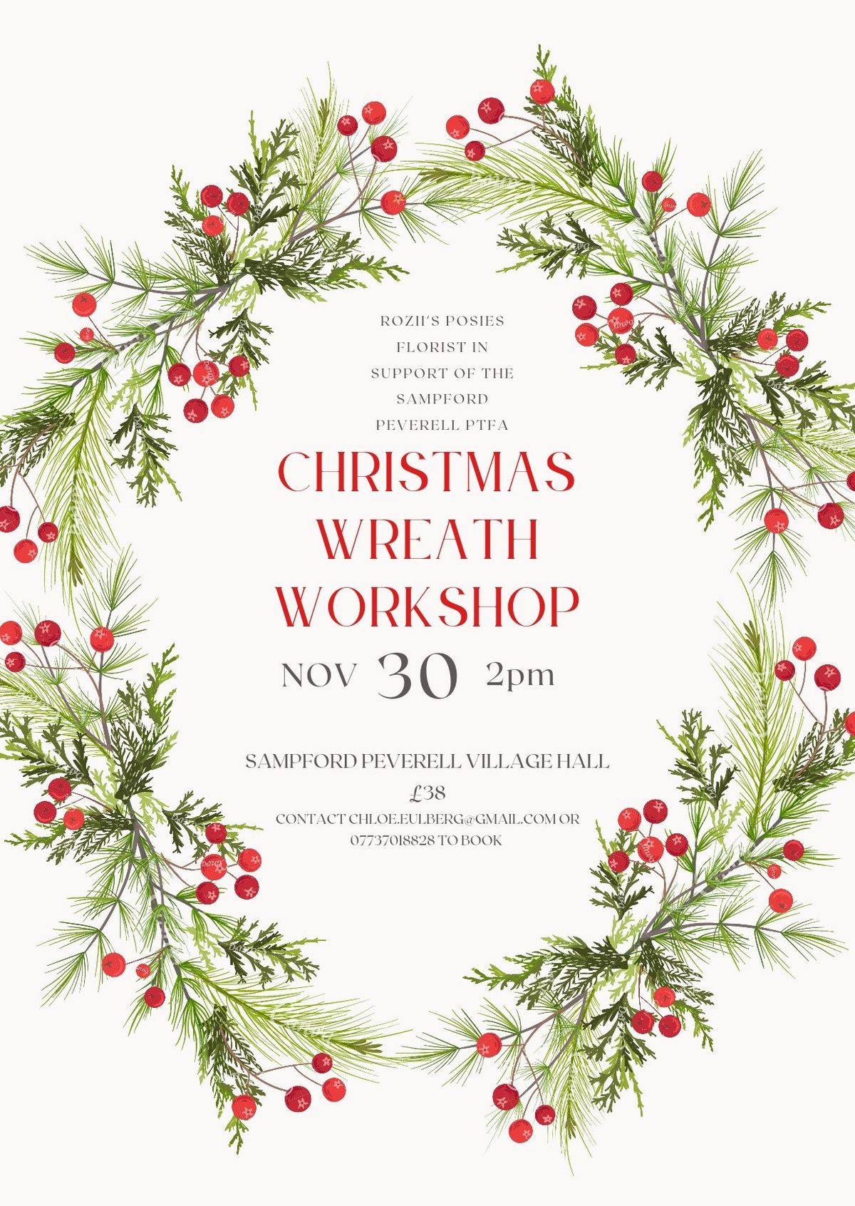 Christmas Wreath Workshop 