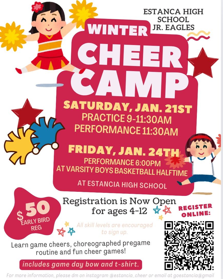 Jr. Eagles Youth Winter Cheer Camp