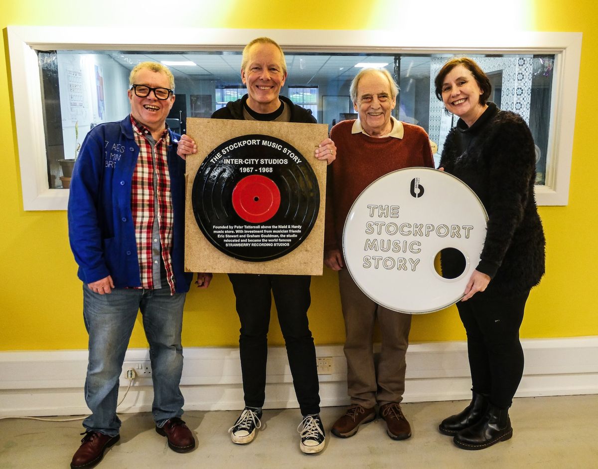 The Stockport Music Map Walking Tour and Inter-City Studios Plaque Unveiling