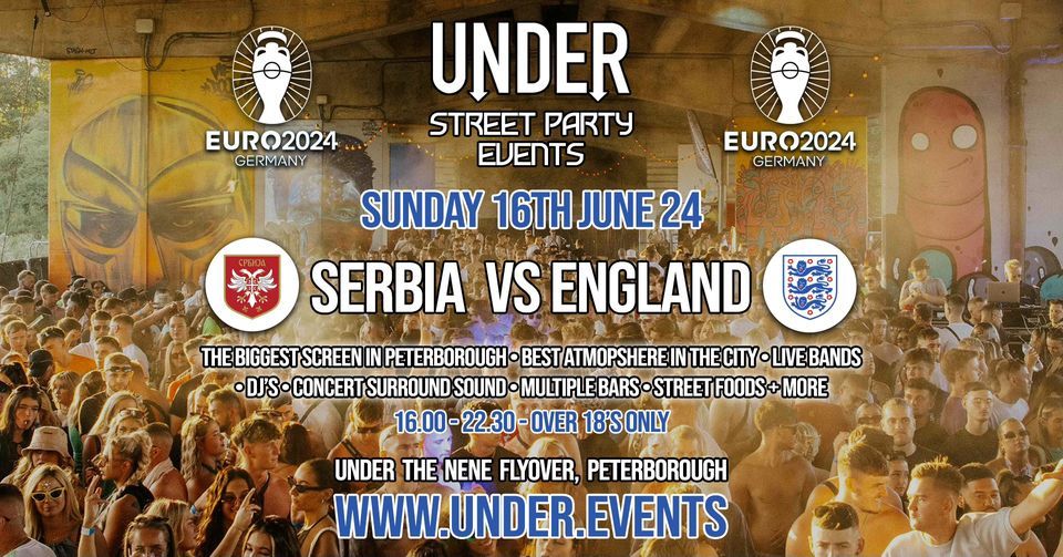 Euro'24 Football Under The Bridge Peterborough - Under Street Party Events