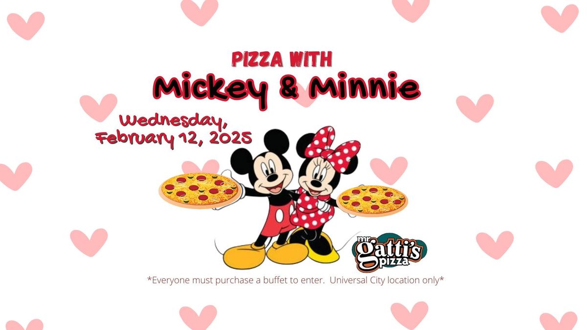 Gatti's Pizza with Mickey & Minnie