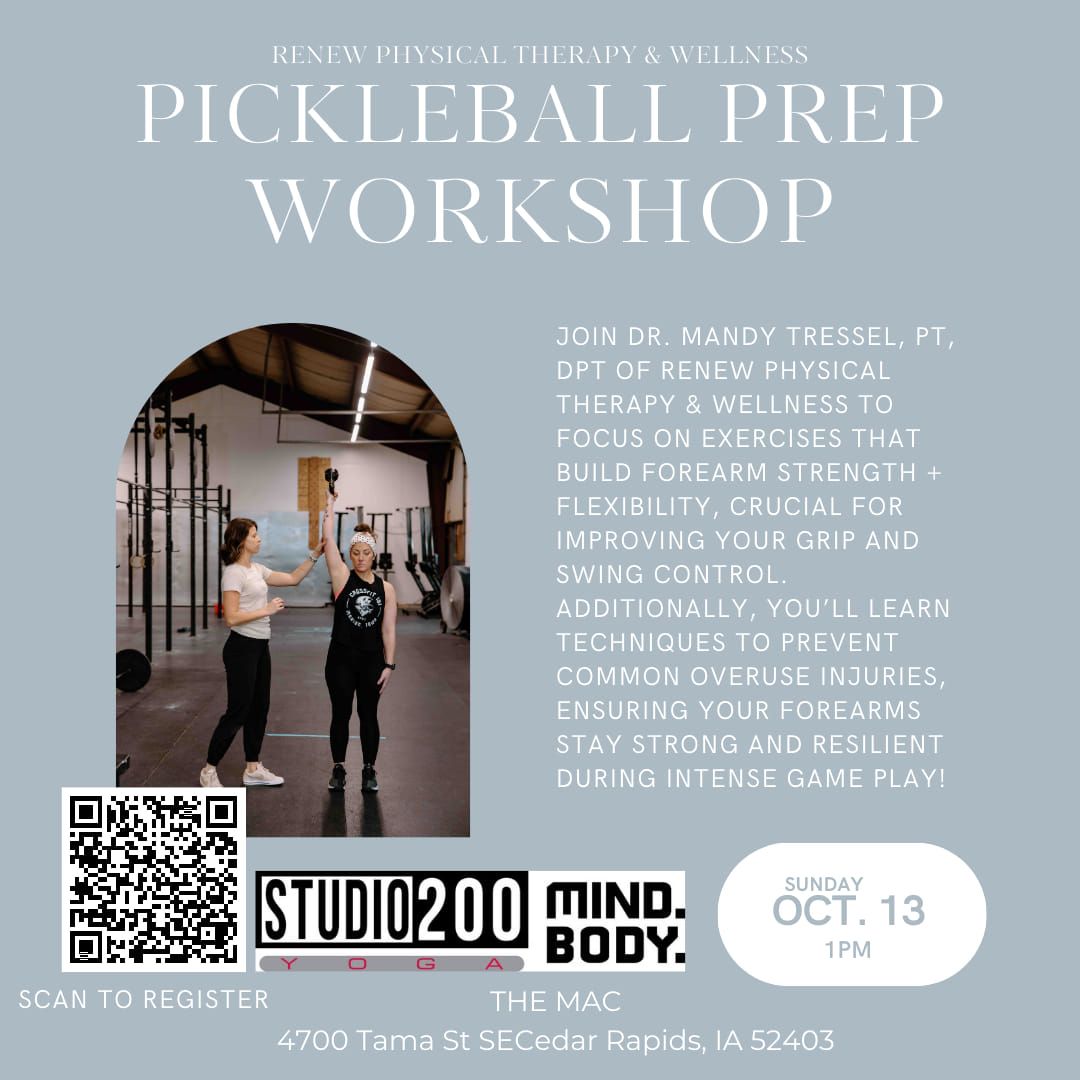 Pickleball Strength and Flexibility Workshop