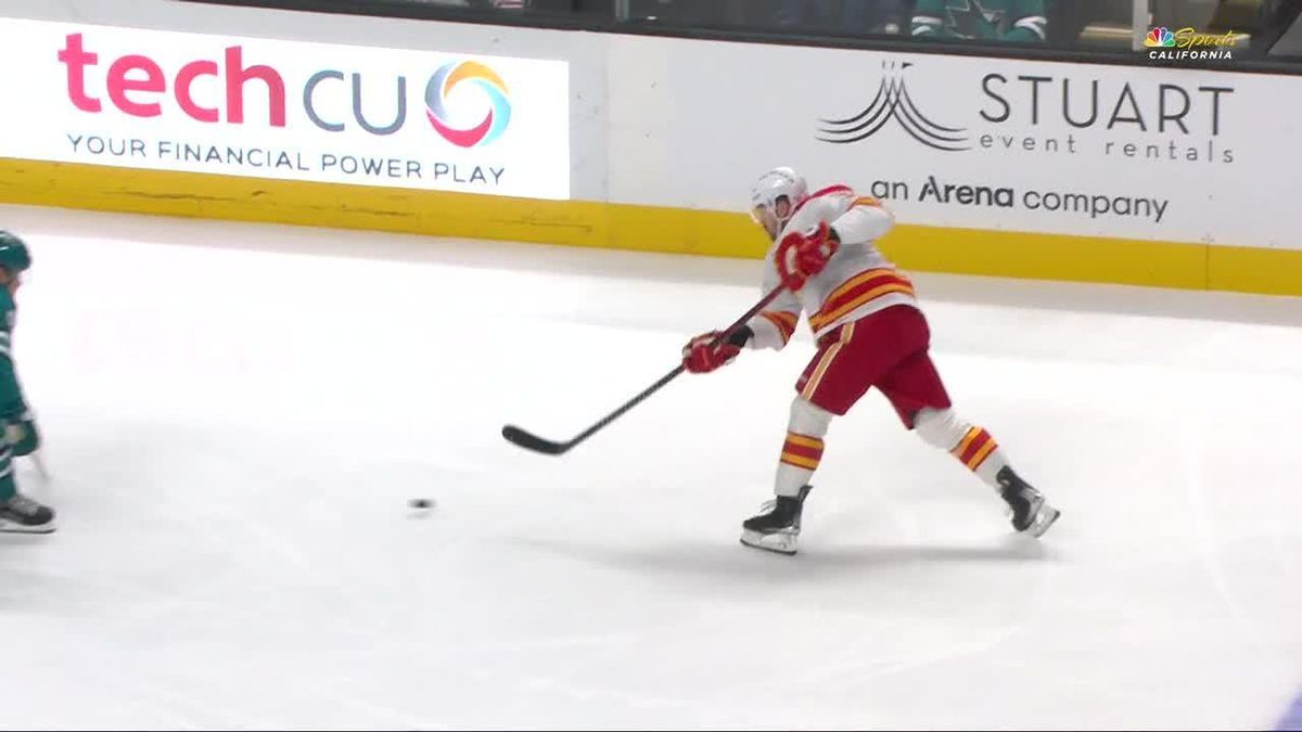 San Jose Sharks at Calgary Flames at Scotiabank Saddledome