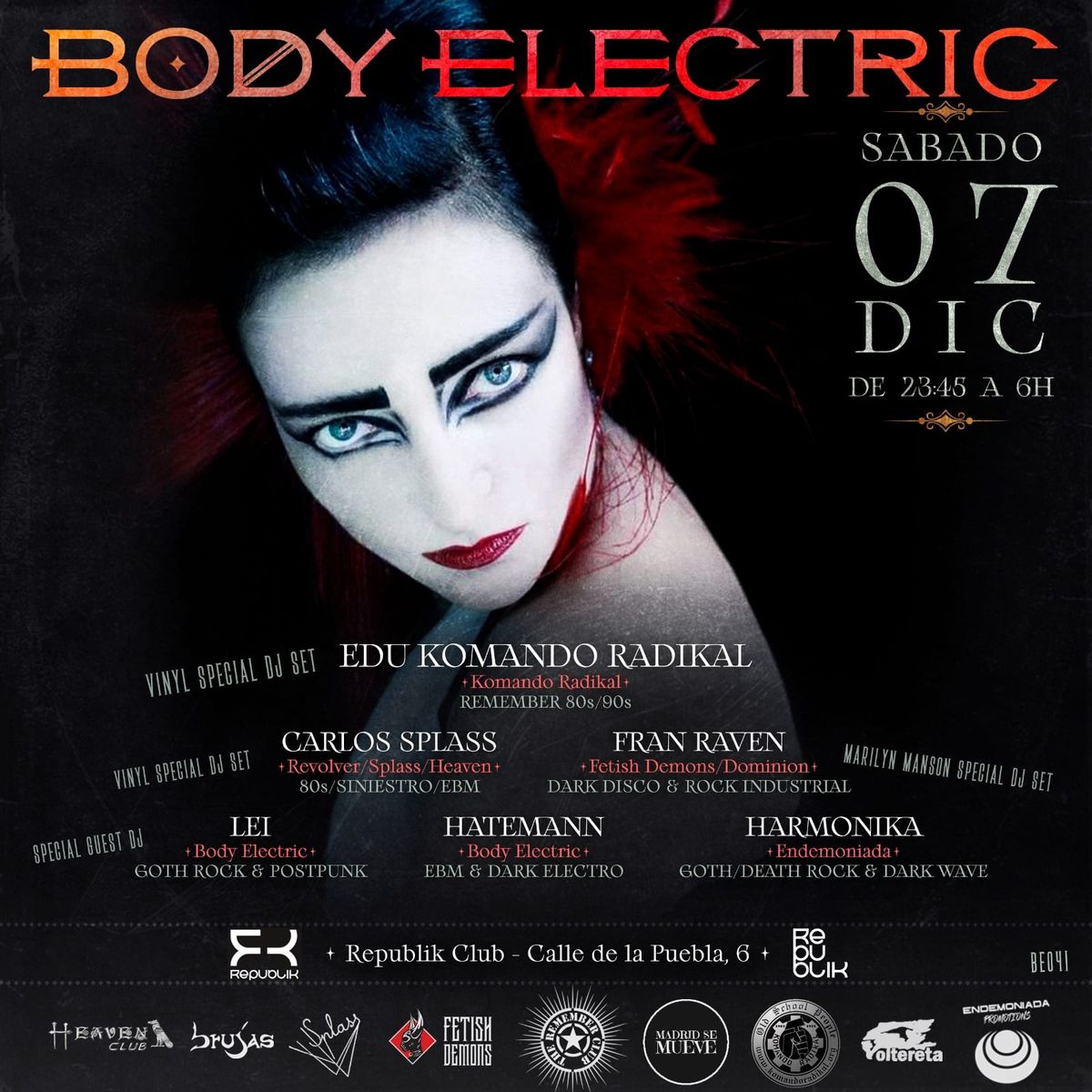 Body Electric 7 Diciembre 