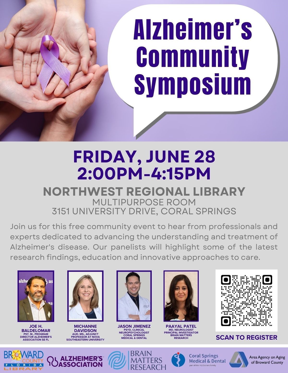 Community Symposium on Alzheimer's